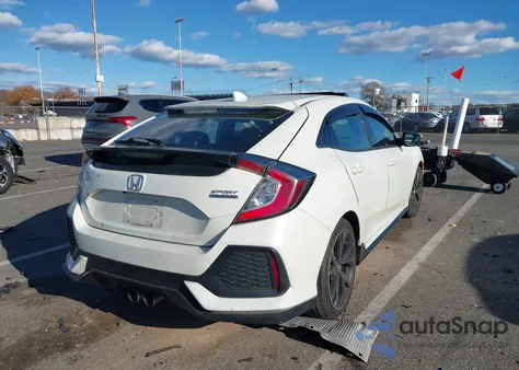 2017 Honda Civic Sport Touring from USA, damaged, VIN SHHFK7H93HU414823